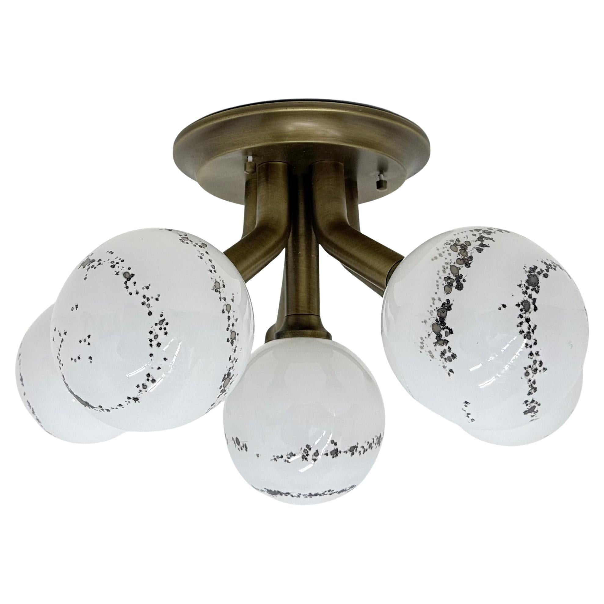 Hillebrand Sputnik Ceiling lamp flush mount , 1970s