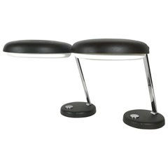 Hillebrand UFO Mid-Century Table Lamp, 1960s Germany