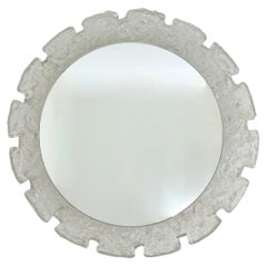 Specchio da parete in lucite vintage Hillebrand con retroilluminazione, anni '70, Germania