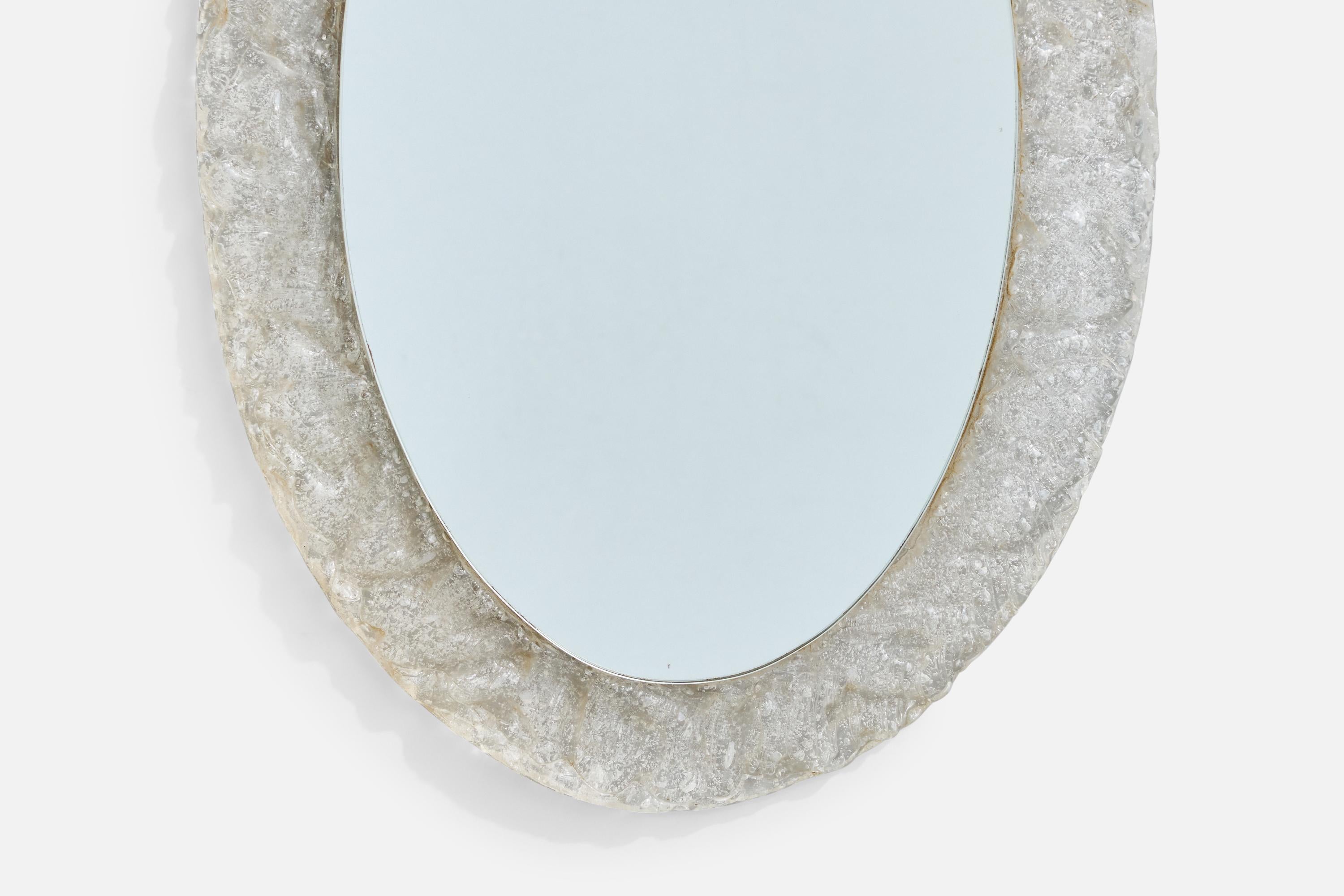 Hillebrand, Espejo de pared, Plexiglás, Alemania, Años 60 mediados del siglo XX en venta