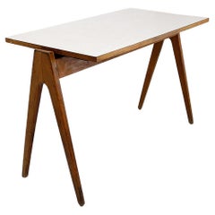 "Hillestak' dining table/desk by Robin Day in the 1950's for Hille