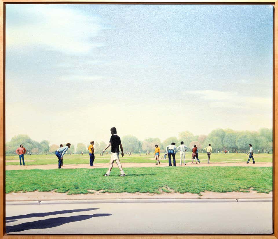Soccer Players in Central Park