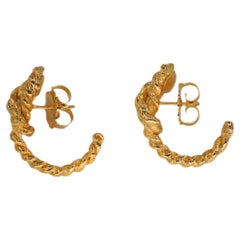 Pendientes Colección Hilo Rojo - Bronce bañado en oro