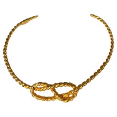 Collar Colección Hilo Rojo - Bronce Dorado