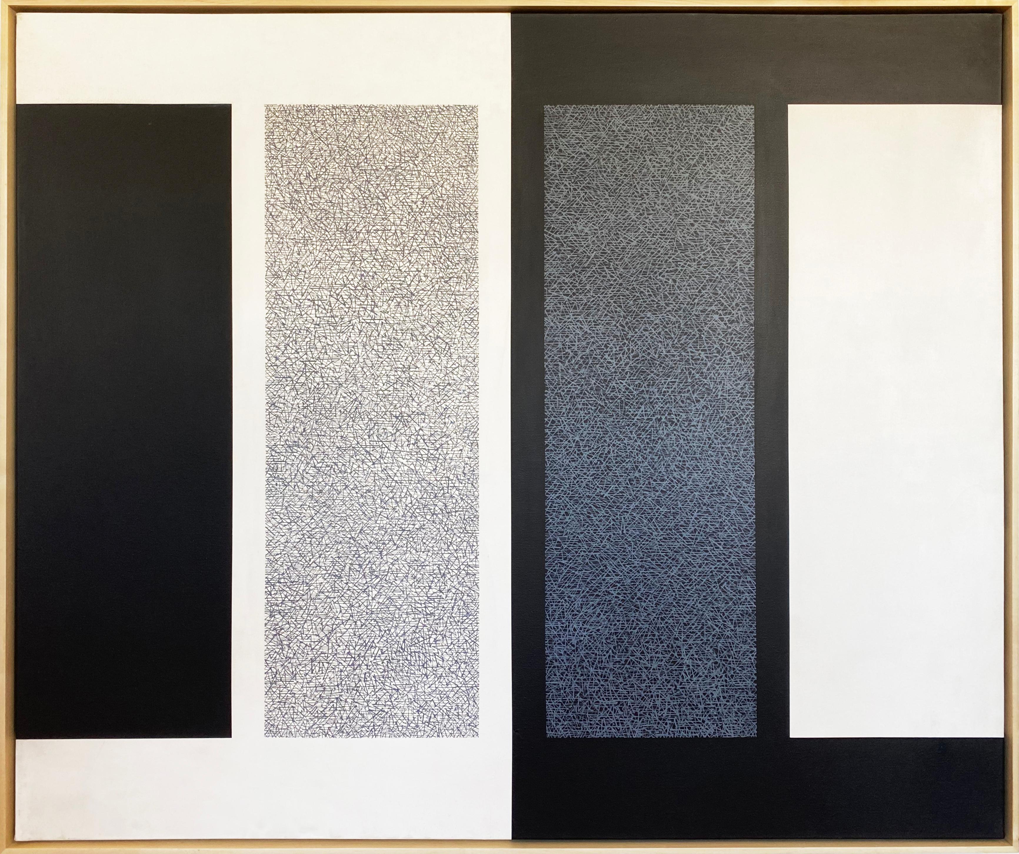 Abstract Painting Hilton Brown - Hommage aux Immaculés,  abstrait