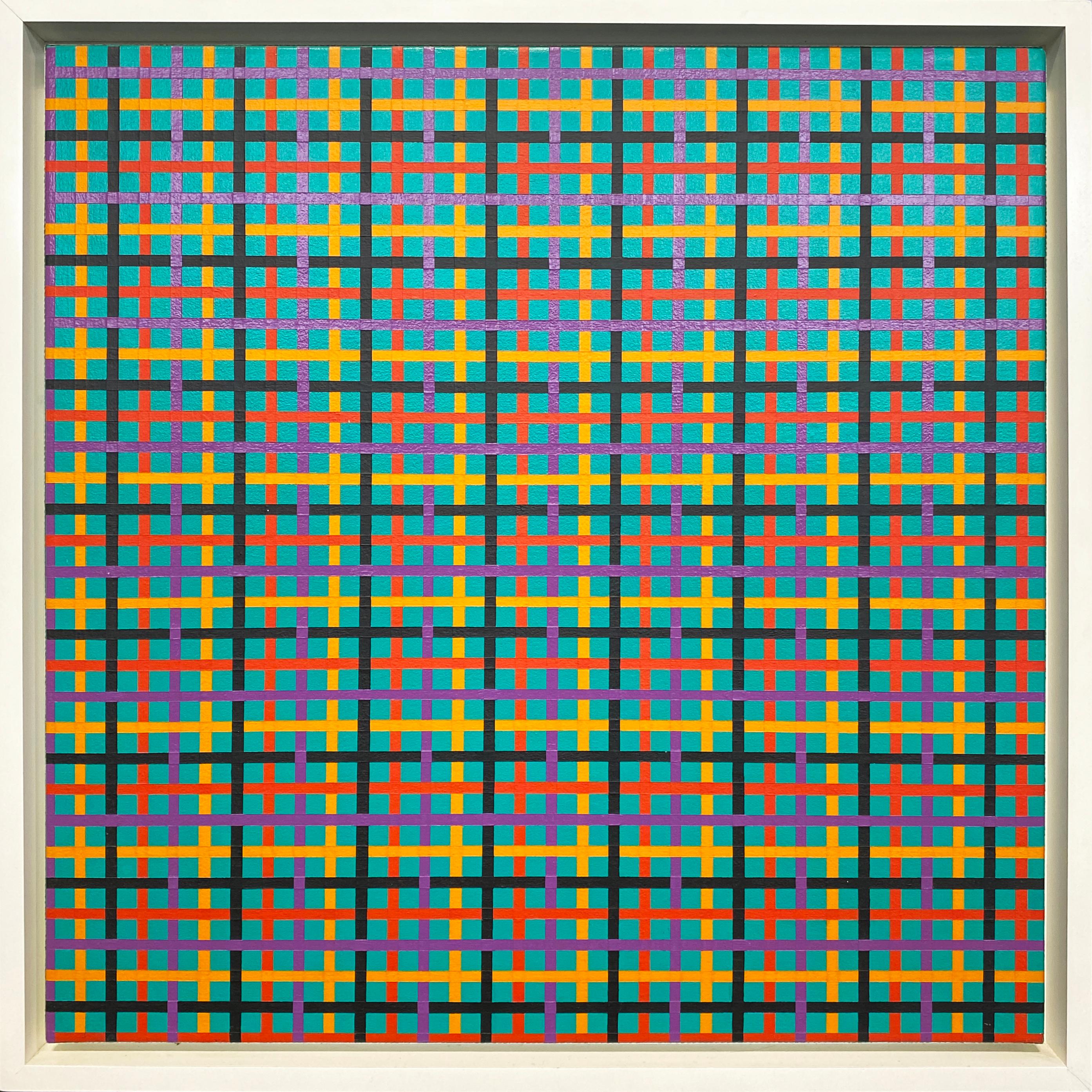 Victoria, Screen Series No. 37 - Abstract Geometric Painting by Hilton Brown