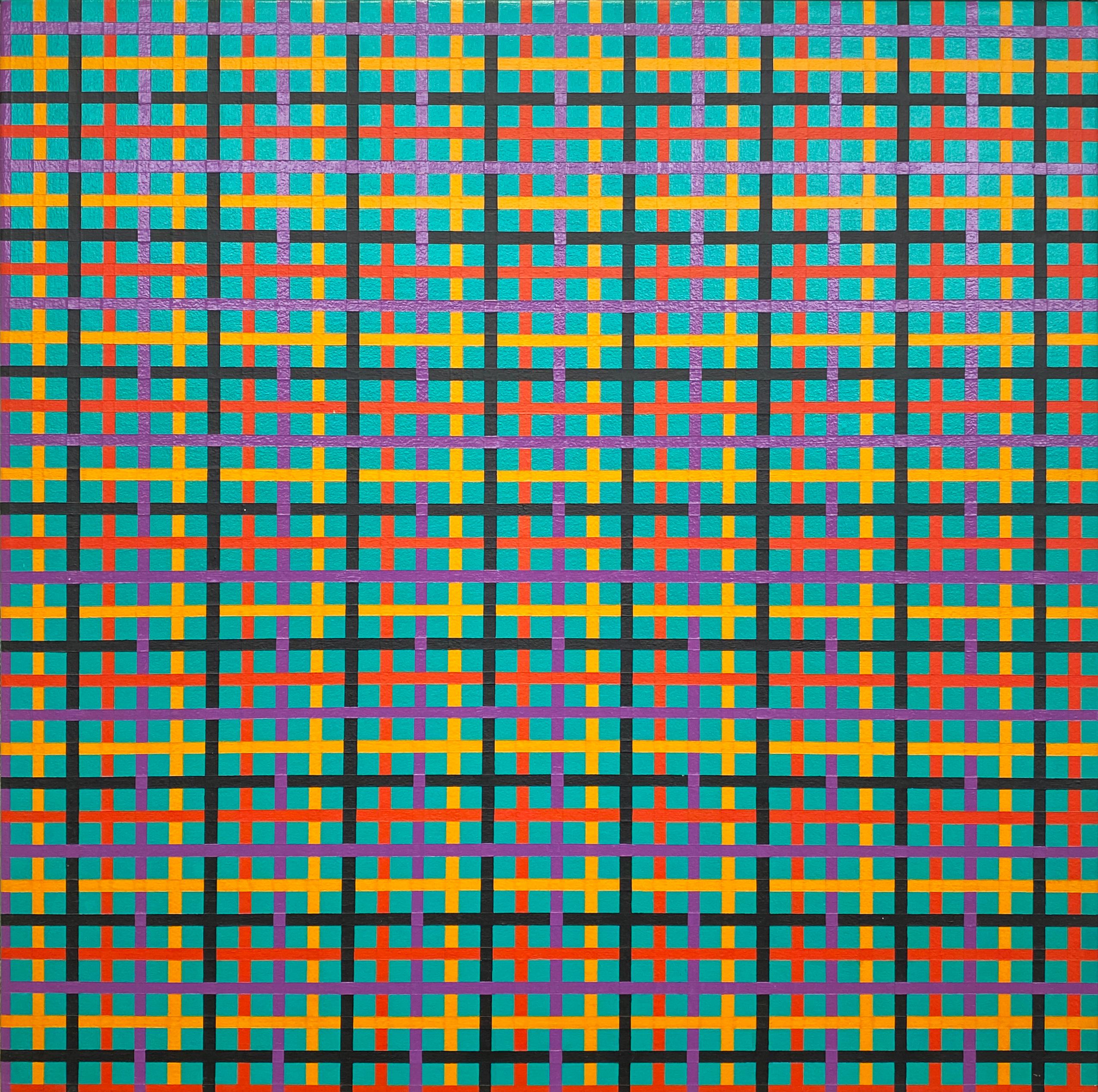 Hilton Brown Abstract Painting - Victoria, Screen Series No. 37