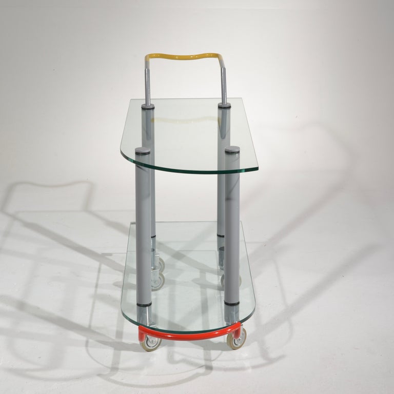 Hilton Trolly Bar cart by Javier Mariscal for Memphis, 1981 For Sale at ...