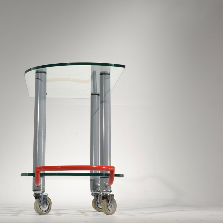 Hilton Trolly Bar cart by Javier Mariscal for Memphis, 1981 For Sale at ...