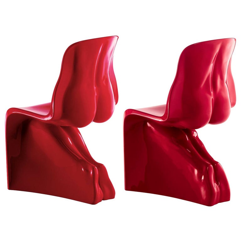 Him & Her Glossy Red by Fabio Novembre 1