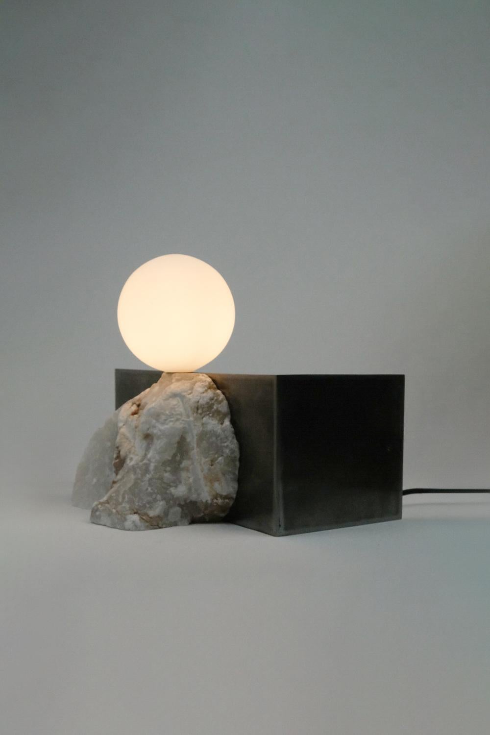 Post-Modern Himalaya Lunar Horizontal Table Lamp by Heako Studio For Sale
