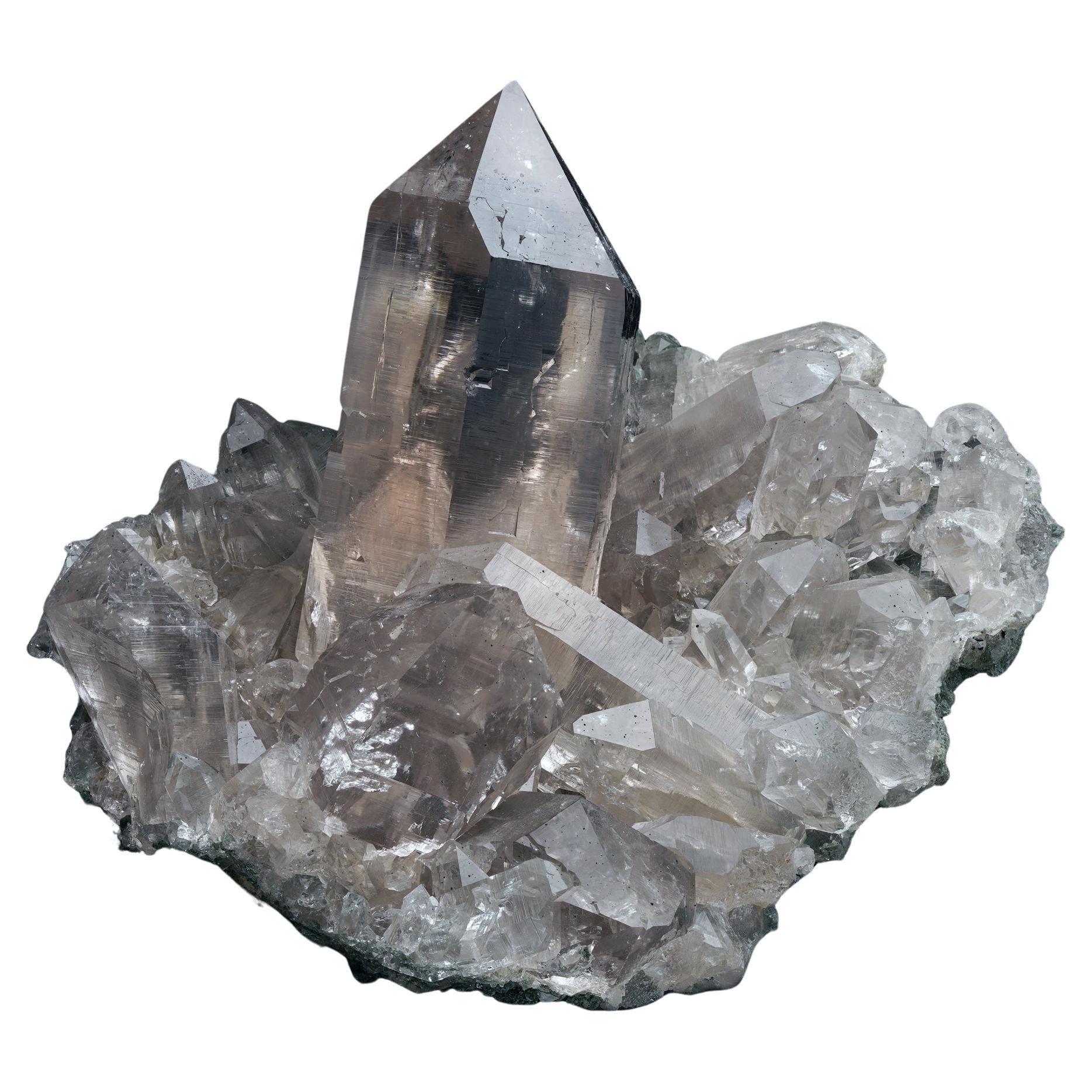Himalayan Chloride Quartz Cluster For Sale