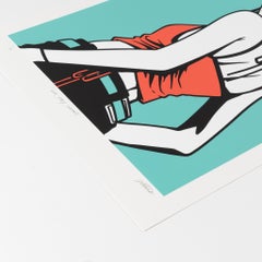 Live Every Moment Silkscreen Print, Contemporary, Signed, 21st Century