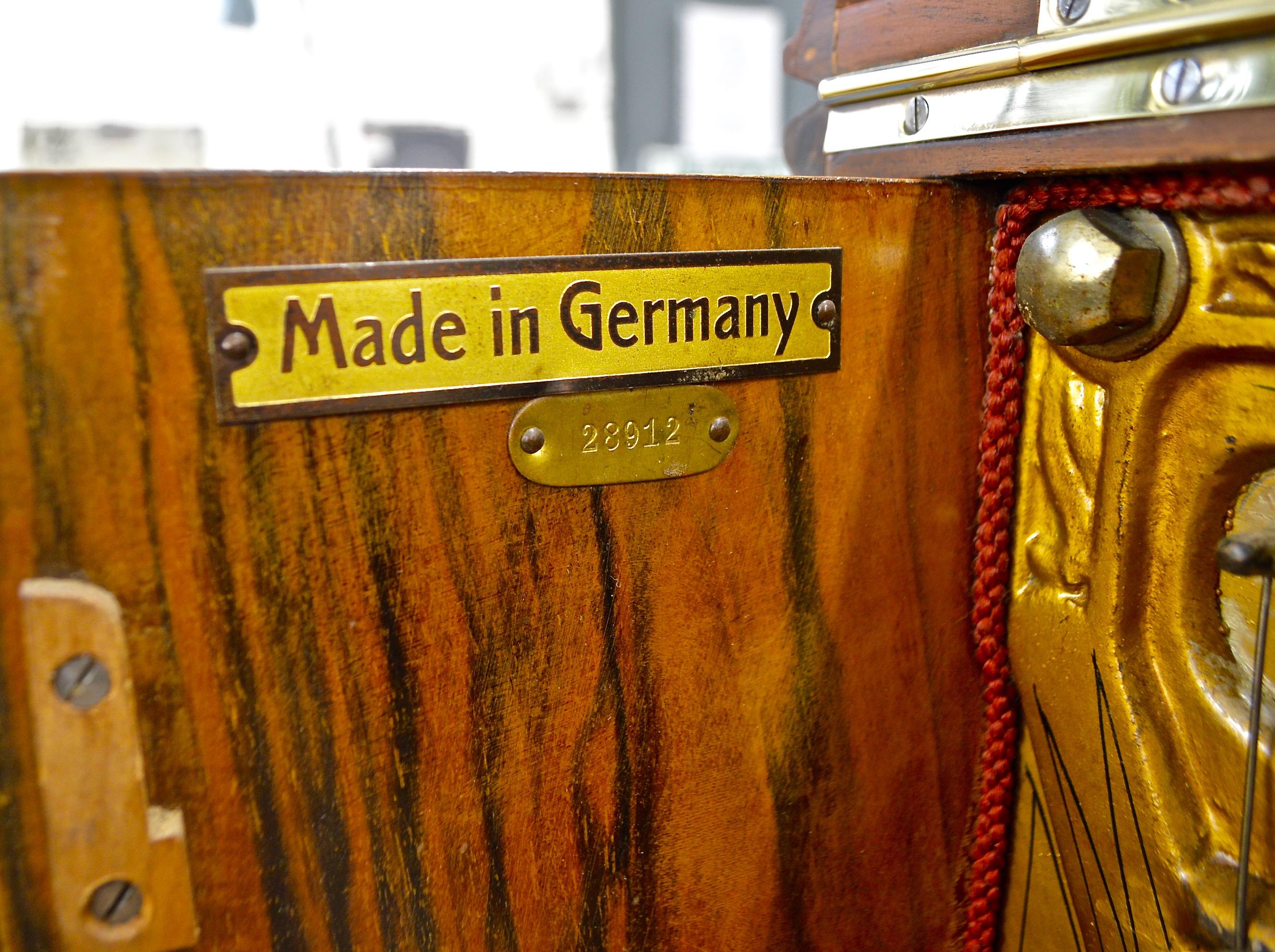 German Himmel Berlin Piano in Burl Walnut