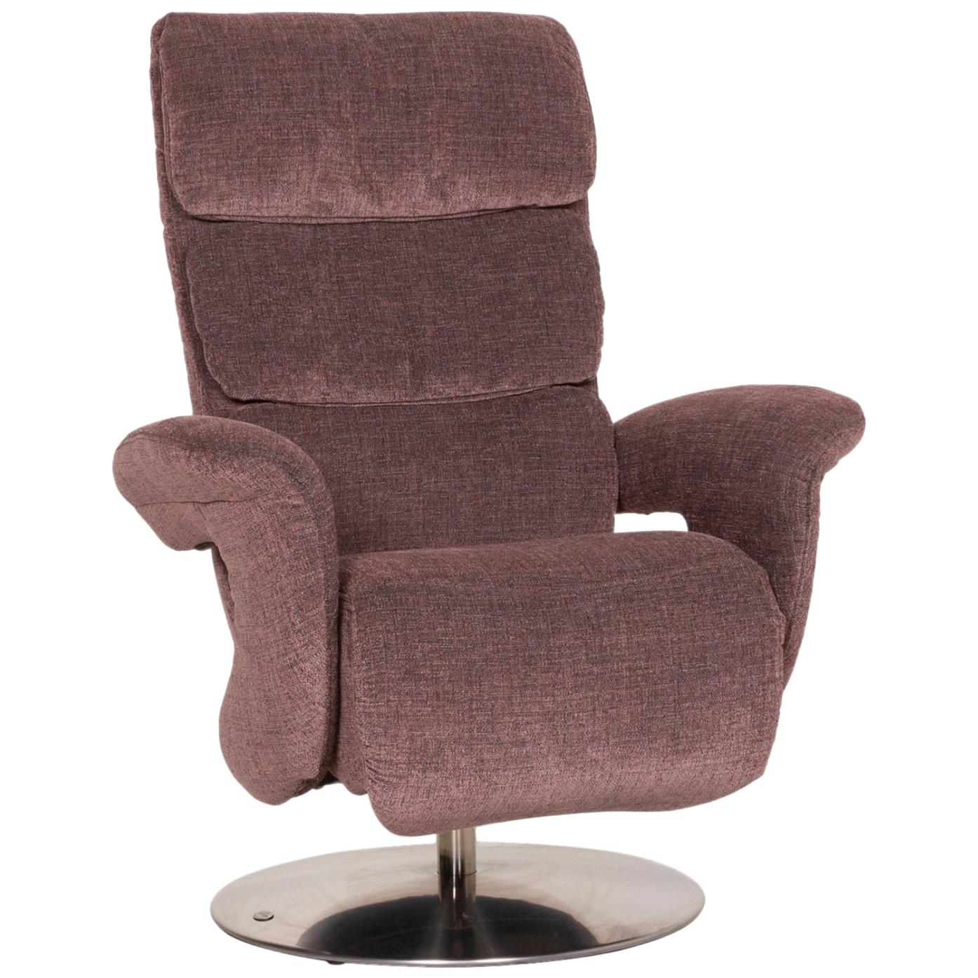 Himolla Hurley Fabric Armchair Rose Relax Function For Sale