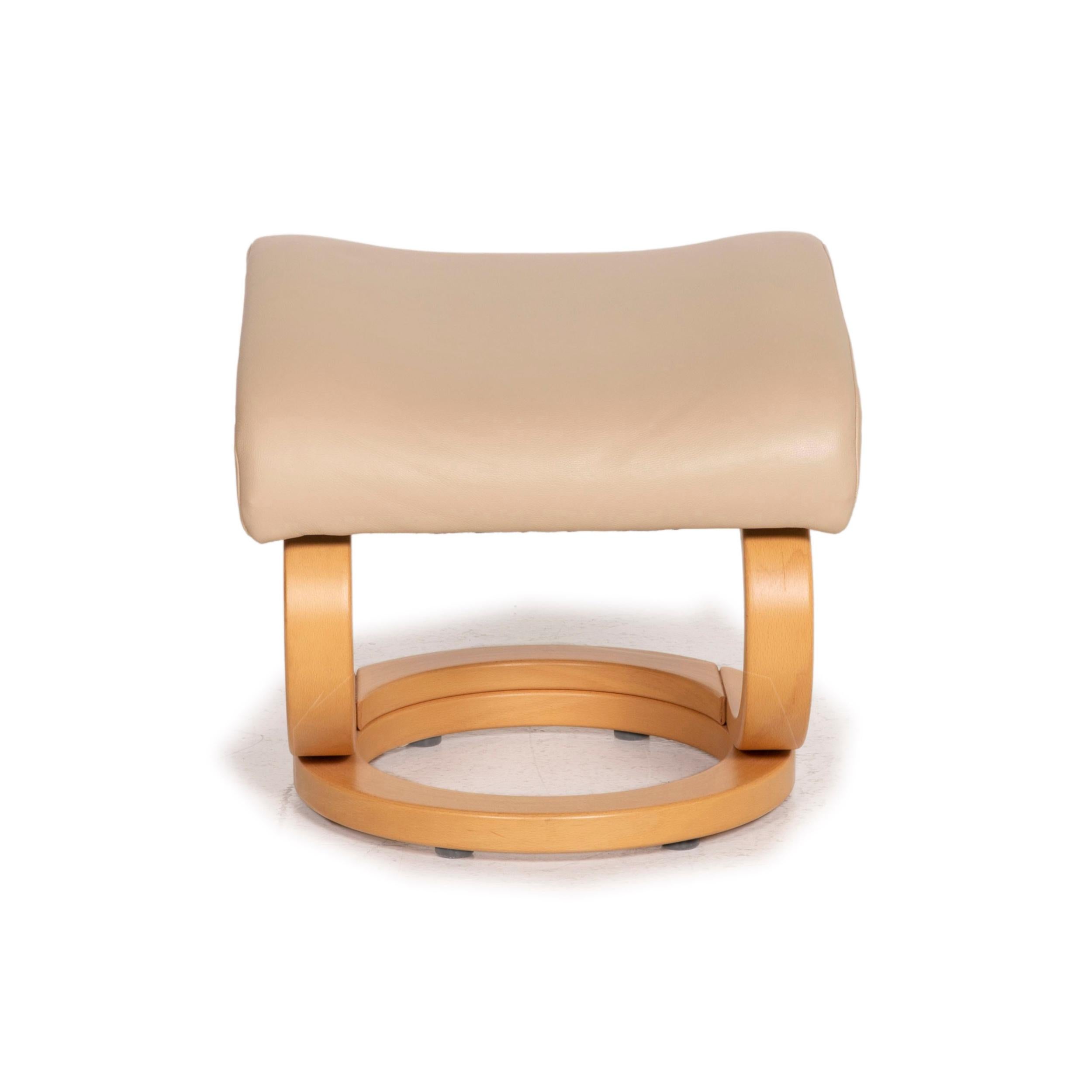 Himolla Leather Armchair Beige Function Relaxation Function 9