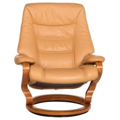 Himolla Leather Armchair Beige Relax Function Relax Armchair