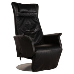 Himolla Leather Armchair Black Function Relax Function