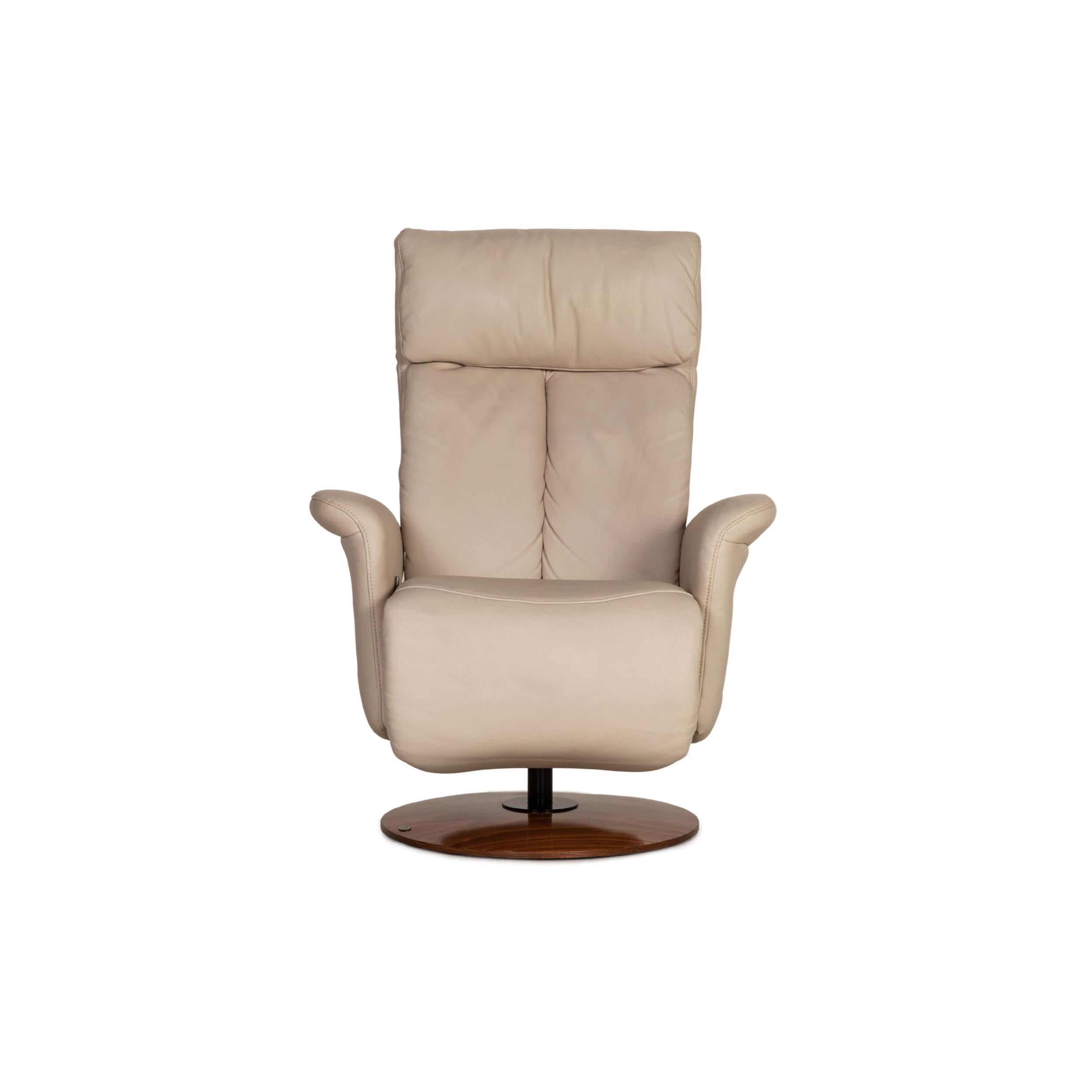 Himolla Leather Armchair Cream Function Relaxation Function For Sale 1