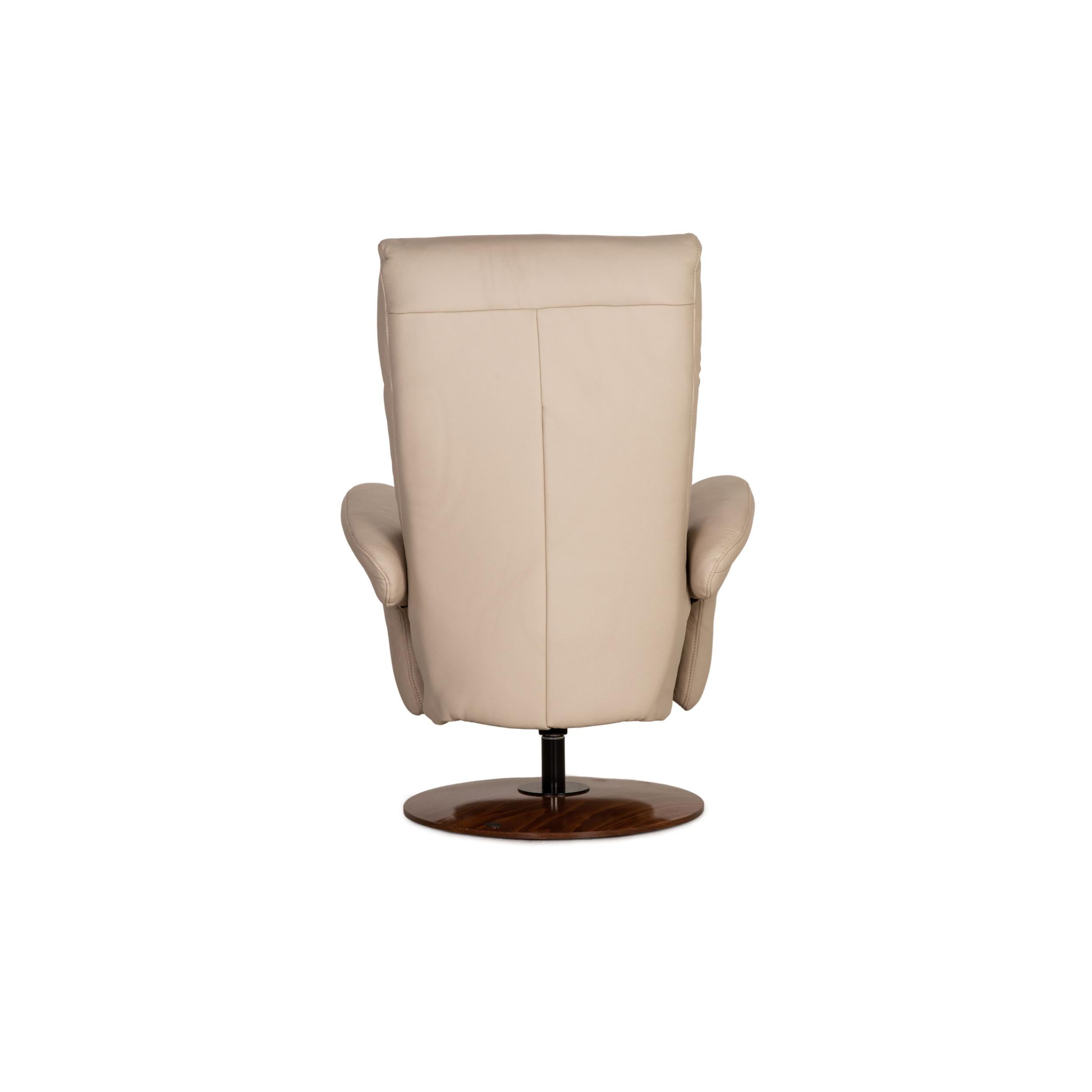Himolla Leather Armchair Cream Function Relaxation Function For Sale 3