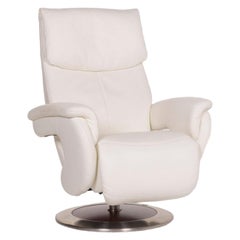 Himolla Leather Armchair White Incl. Function