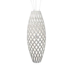 Hinaki 140 Pendant Lamp in 2 Sides Painted Bamboo Plywood by David Trubridge