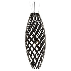 Hinaki 140 Pendant Lamp in 2 Sides Painted Bamboo Plywood by David Trubridge