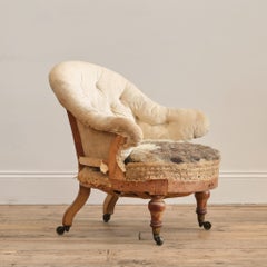 Poltrona da camera Hindley & Sons c1860