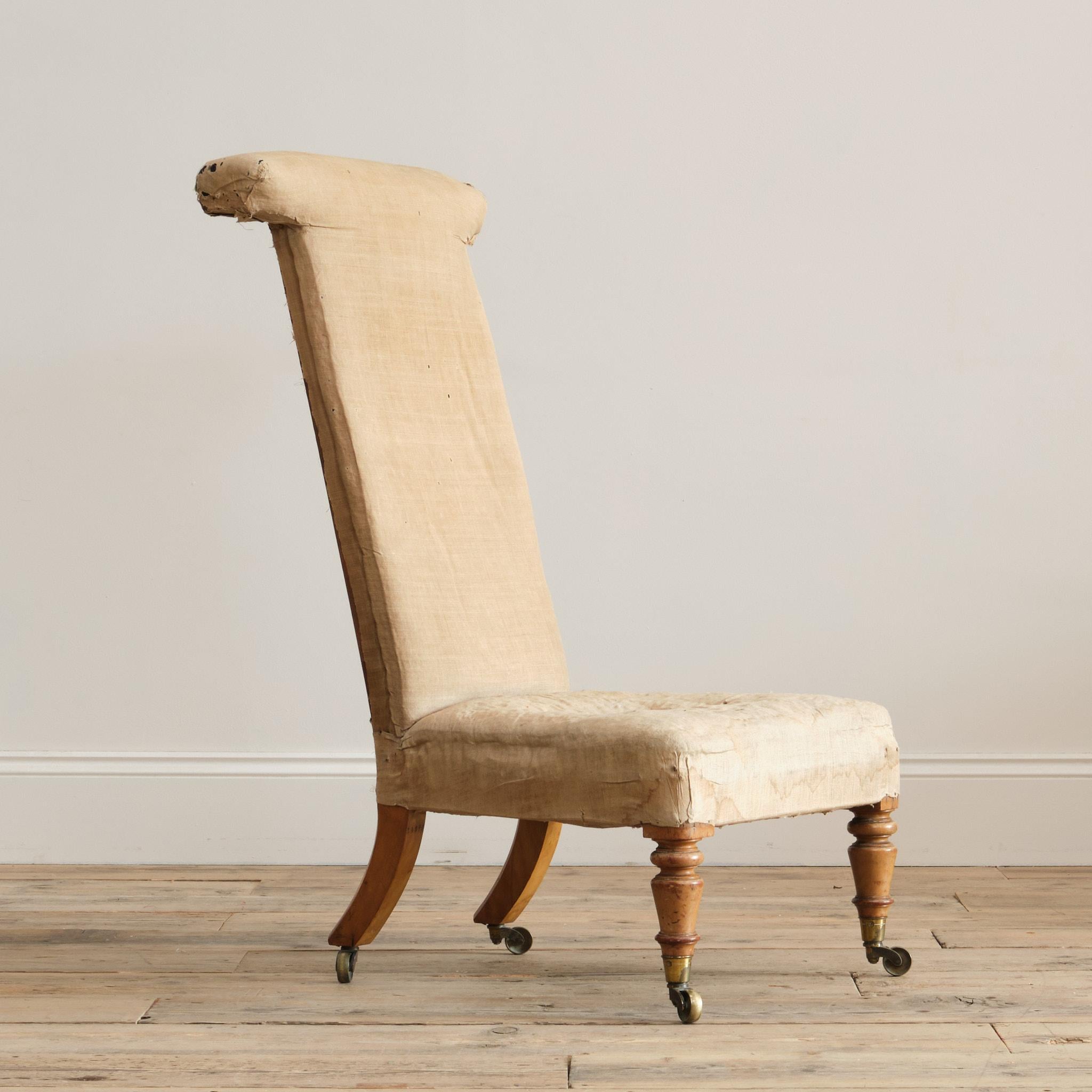 Vittoriano Hindley & Sons Prie-dieu c1850 in vendita