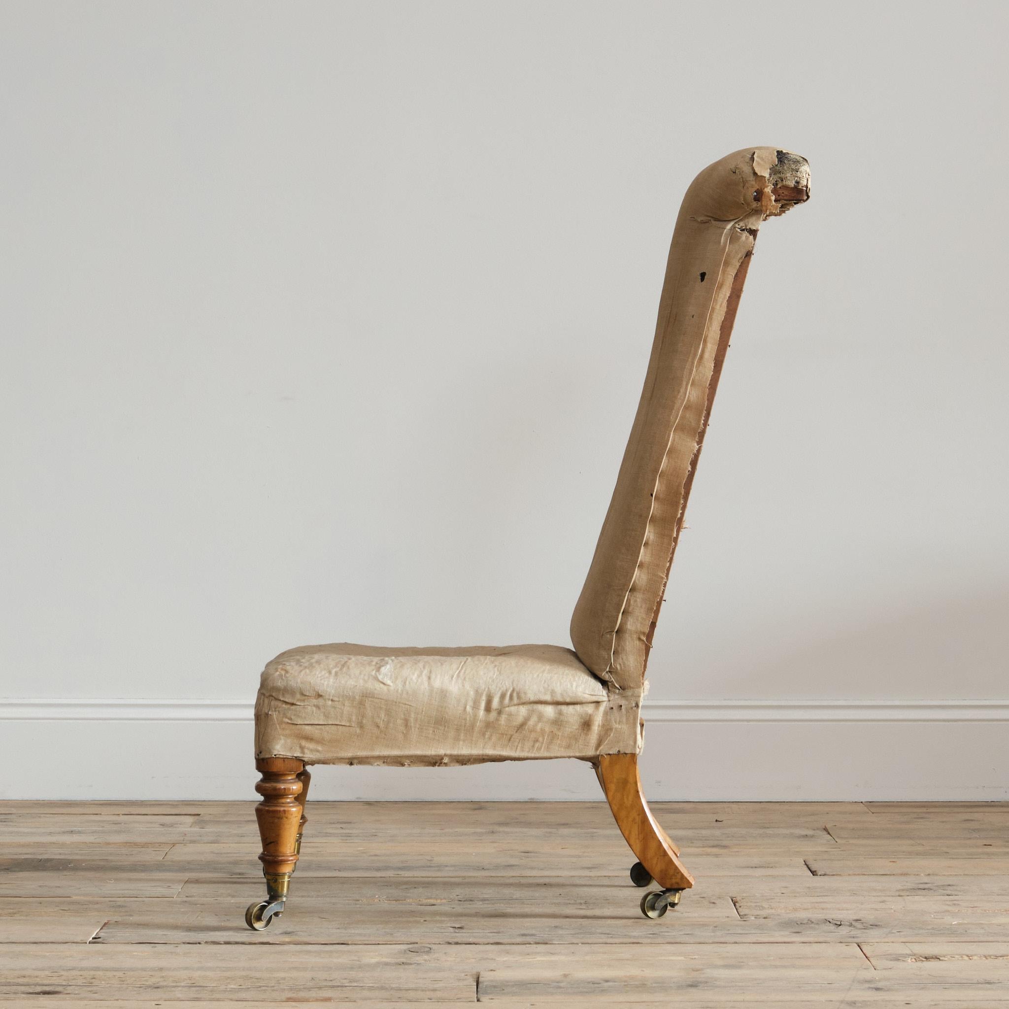 Betulla Hindley & Sons Prie-dieu c1850 in vendita