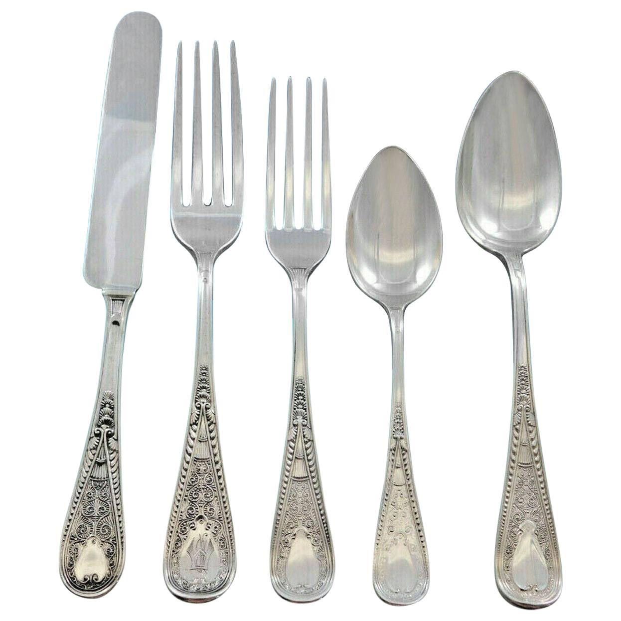 Hindostanee by Gorham Sterling Silver Flatware Set Service 66 pieces Persian
