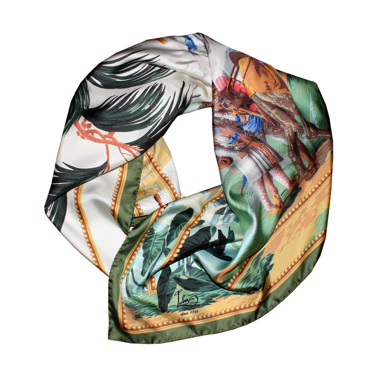 „Hindoustan Kamel“ Seidenschal  von Zuber im Angebot