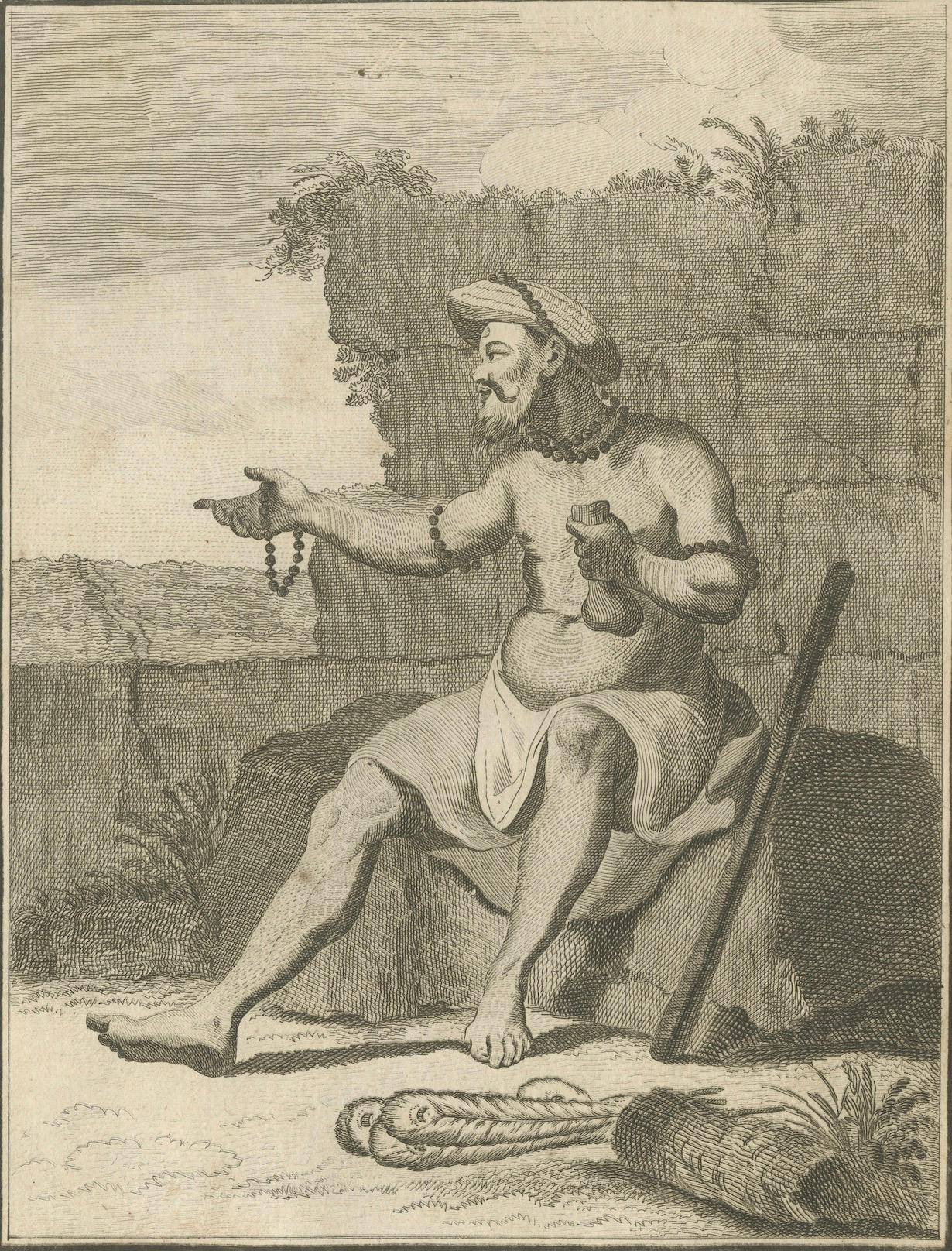 Ascètes et prêtres hindous - Saniassi, Pandaron et Carepatré, 1806 en vente 1