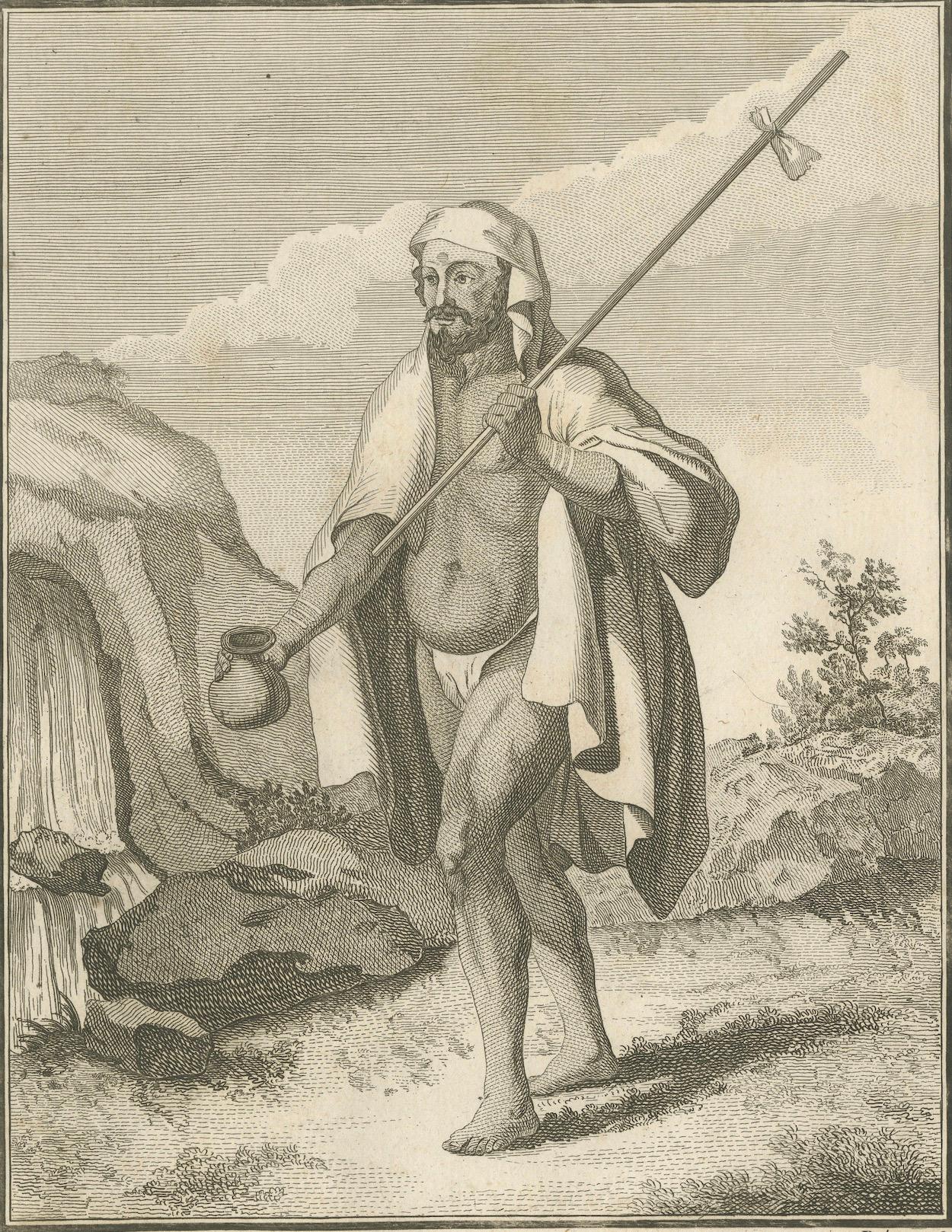 Ascètes et prêtres hindous - Saniassi, Pandaron et Carepatré, 1806 en vente 2