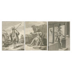Ascetas y sacerdotes hindúes - Saniassi, Pandaron y Carepatré, 1806