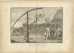Hindu Hook-Swinging Ceremony in Honor of Mariamman – Engraving, 1806