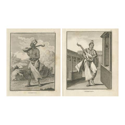 Hindu Sacred Musicians – Satadéven and Vaïche Navin, 1806