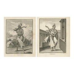 Músicos sagrados hindúes - Satadéven y Vaïche Navin, 1806