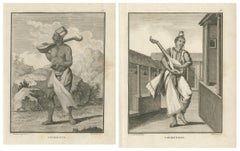 Músicos sagrados hindúes - Satadéven y Vaïche Navin, 1806