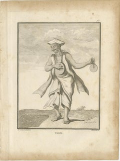 Hindu Temple Musicians – Tadin and Chief of the Tadins, 1806