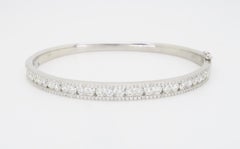 Hinged Diamond Bangle Bracelet
