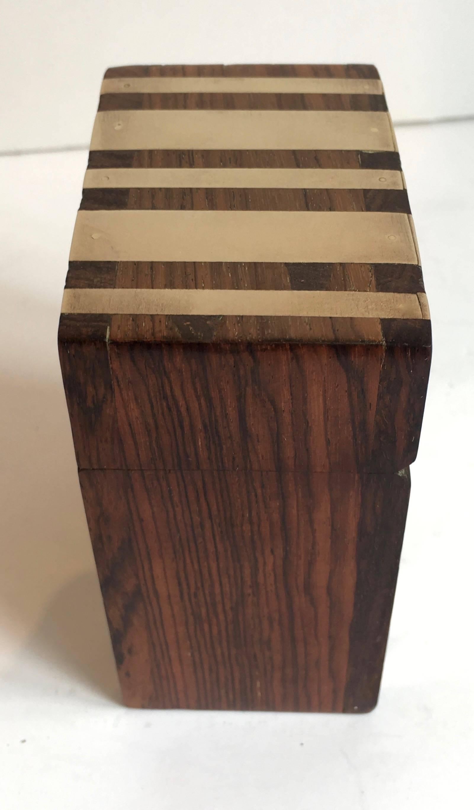 wooden hinged box