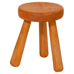 Hingvar Hildingsson stool made in birch circa 1980. Sweden. 