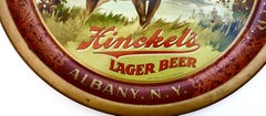 "Hinkel's Lager Beer" Tin Advertising Tray Albany, New York, Ca 1902 OUTSTANDING