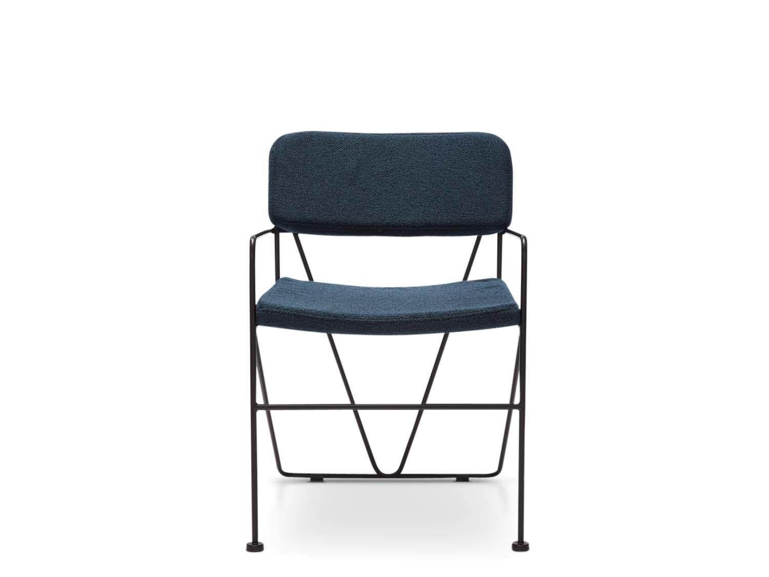 The Hinterland Dining Chair has a powder coated steel frame with removable back and seat cushions. For indoor or outdoor use. Previously named the Montrose Dining Chair.

The Lawson-Fenning Collection is designed and handmade in Los Angeles,