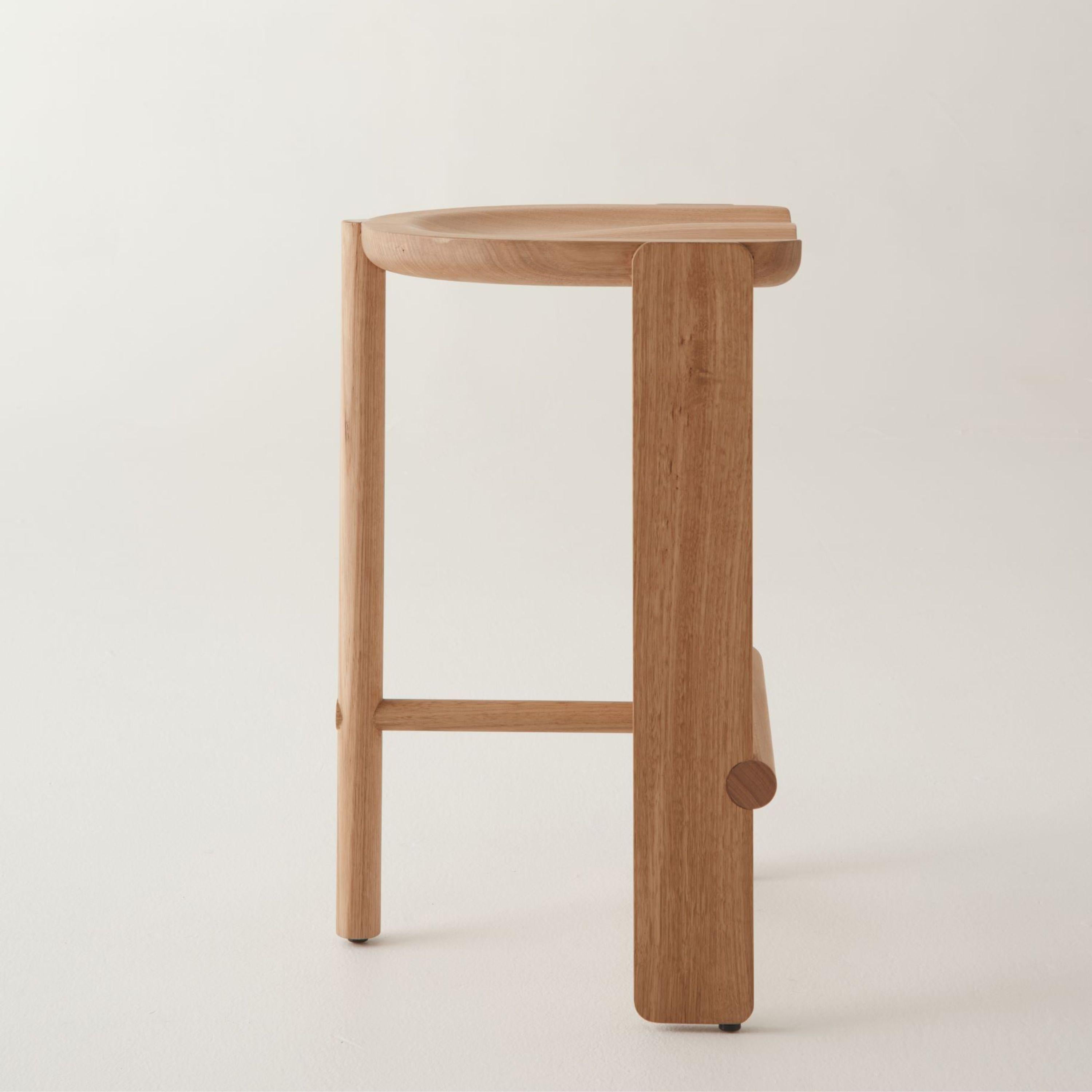 Contemporary Hinterland Stool by Daniel Boddam For Sale