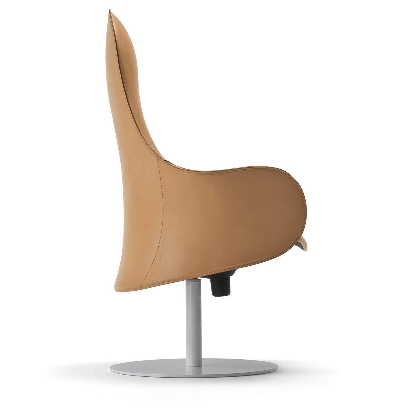 Italian Hipod Fixed Base Chair by Giulio Manzoni For Sale