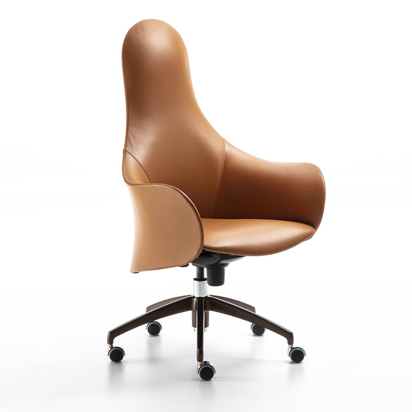 Italian Hipod Swivel Base Chair by Giulio Manzoni For Sale