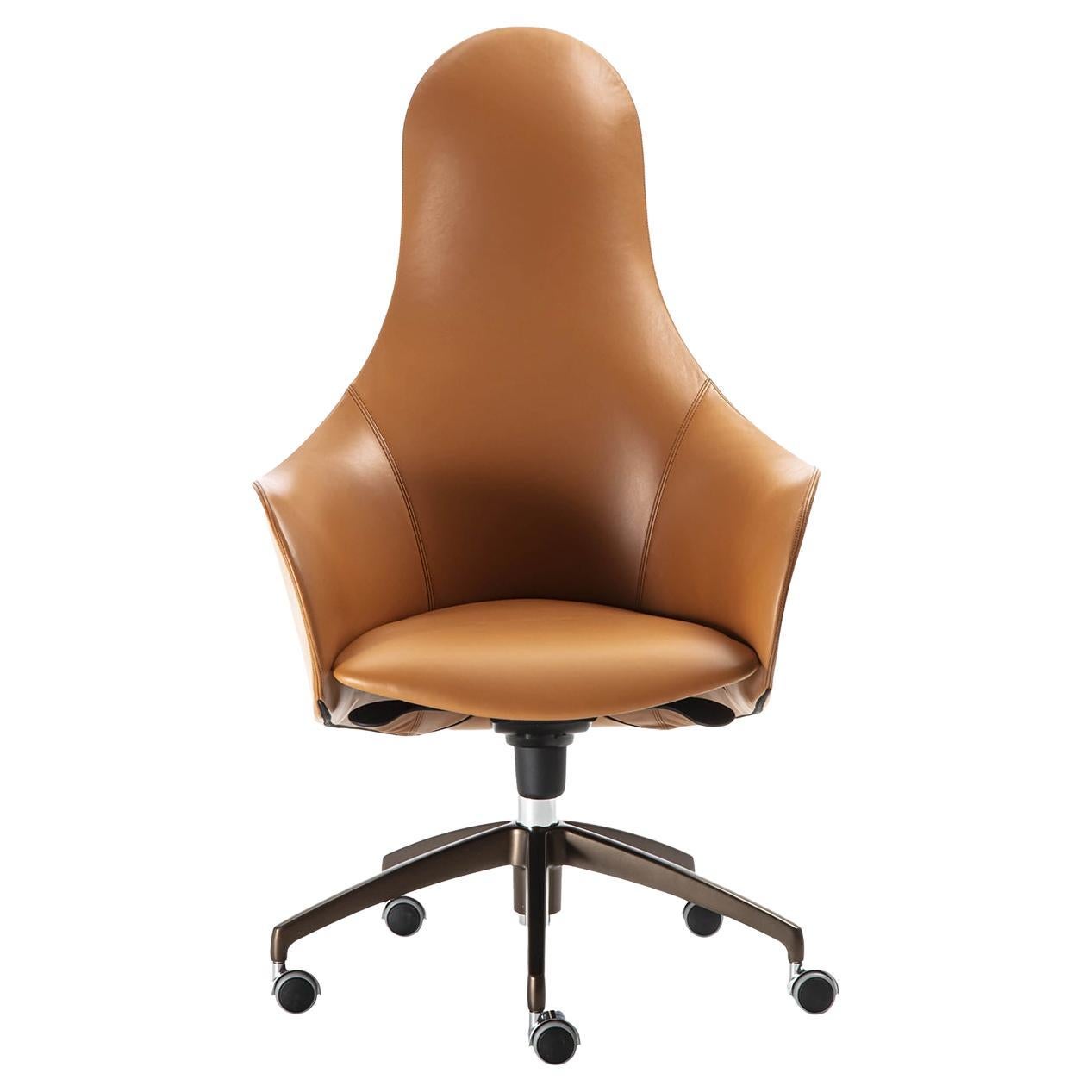 Hipod Swivel Base Chair by Giulio Manzoni For Sale