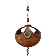 Hippie Hanging Ceramic Planter, 1960s